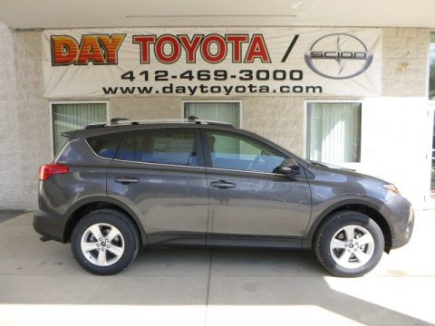 Magnetic Gray Metallic Toyota RAV4 XLE AWD.  Click to enlarge.