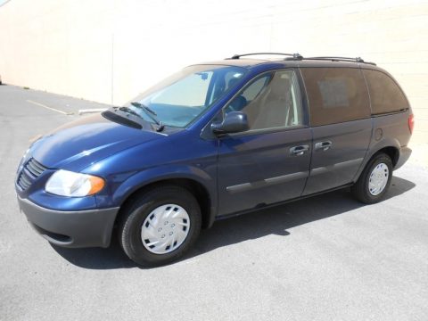 Midnight Blue Pearl Dodge Caravan SE.  Click to enlarge.