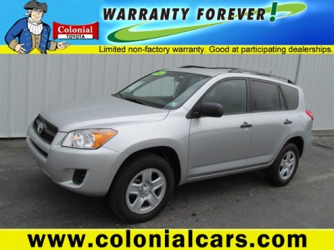 Classic Silver Metallic Toyota RAV4 I4 4WD.  Click to enlarge.