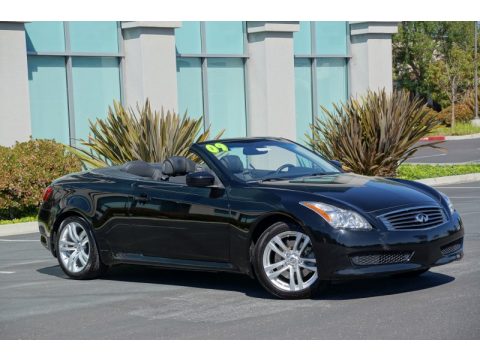 Black Obsidian Infiniti G 37 Convertible.  Click to enlarge.