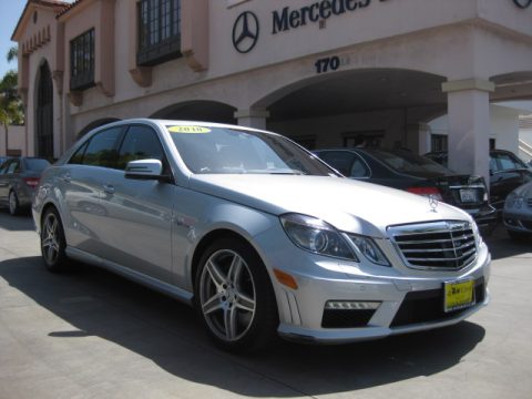 Iridium Silver Metallic Mercedes-Benz E 63 AMG Sedan.  Click to enlarge.