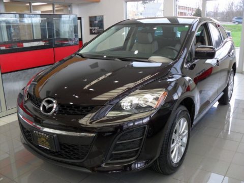 Black Cherry Mica Mazda CX-7 i Sport.  Click to enlarge.