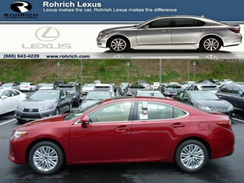 Matador Red Mica Lexus ES 350.  Click to enlarge.