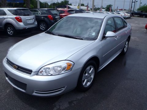 Silver Ice Metallic Chevrolet Impala LT.  Click to enlarge.