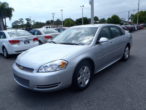 Silver Ice Metallic Chevrolet Impala LT.  Click to enlarge.