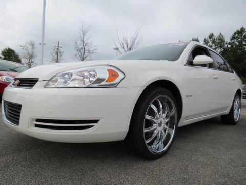White Chevrolet Impala LS.  Click to enlarge.