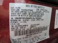 Mercury Color Code JL Dark Toreador Red Metallic #14