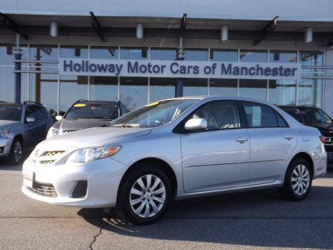 Classic Silver Metallic Toyota Corolla LE.  Click to enlarge.