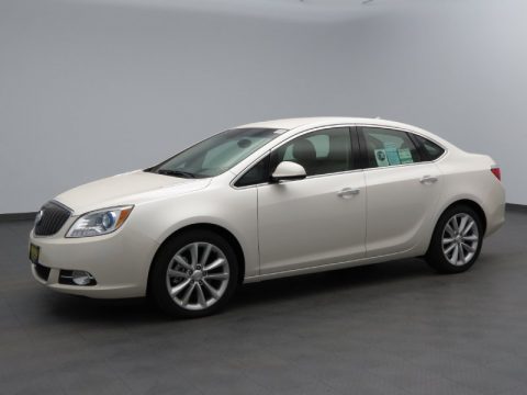 White Diamond Tricoat Buick Verano FWD.  Click to enlarge.