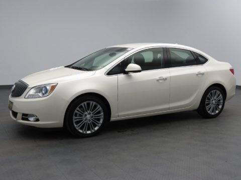 White Diamond Tricoat Buick Verano FWD.  Click to enlarge.