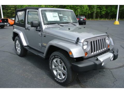 Billet Silver Metallic Jeep Wrangler Sahara 4x4.  Click to enlarge.