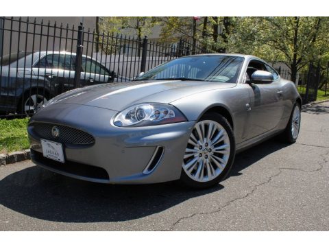 Lunar Grey Metallic Jaguar XK XK Coupe.  Click to enlarge.