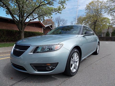 Glacier Silver Metallic Saab 9-5 Turbo4 Sedan.  Click to enlarge.