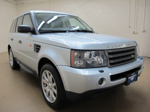 Zermatt Silver Metallic Land Rover Range Rover Sport HSE.  Click to enlarge.
