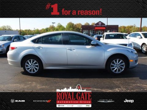 Ingot Silver Mazda MAZDA6 i Touring Sedan.  Click to enlarge.