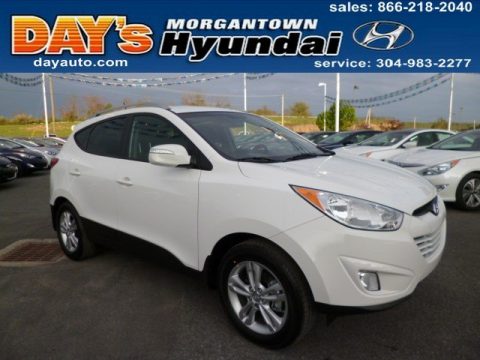 Cotton White Hyundai Tucson GLS AWD. Click to enlarge. Cotton White Hyundai Tucson GLS AWD. Click to enlarge.