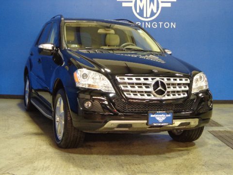 Black Mercedes-Benz ML 350 4Matic.  Click to enlarge.