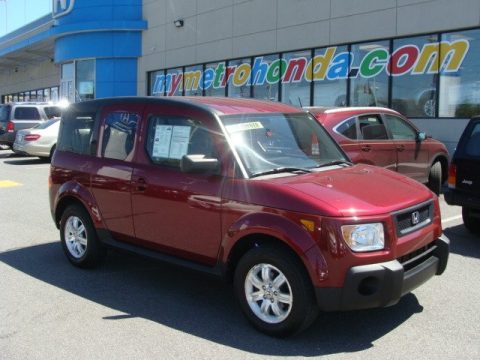 Tango Red Pearl Honda Element EX-P AWD.  Click to enlarge.