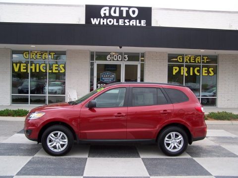 Sierra Red Hyundai Santa Fe GLS.  Click to enlarge.