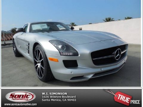 Iridium Silver Metallic Mercedes-Benz SLS AMG GT Coupe.  Click to enlarge.