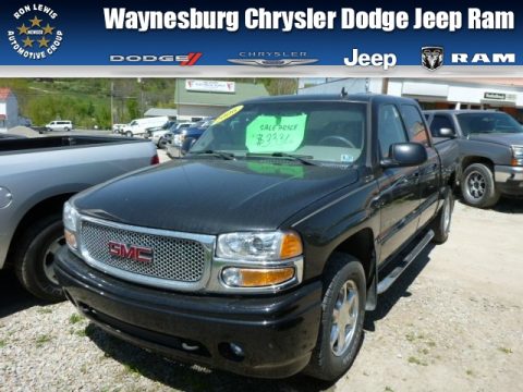 Onyx Black GMC Sierra 1500 Denali Crew Cab 4WD.  Click to enlarge.