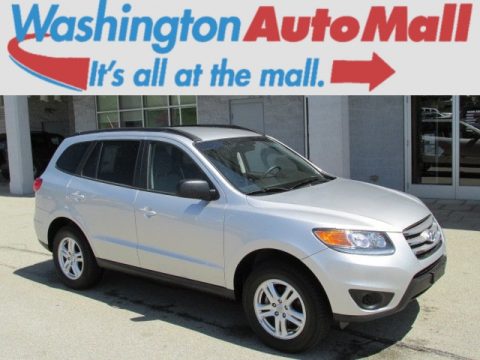 Moonstone Silver Hyundai Santa Fe GLS AWD.  Click to enlarge.
