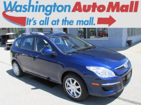 Atlantic Blue Hyundai Elantra GLS Touring.  Click to enlarge.