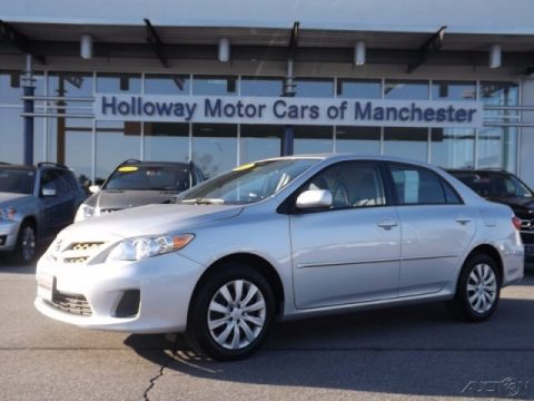 Classic Silver Metallic Toyota Corolla LE.  Click to enlarge.