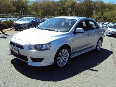 Apex Silver Metallic Mitsubishi Lancer GTS.  Click to enlarge.
