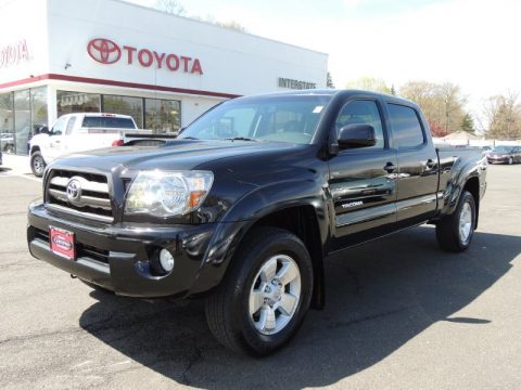 Black Sand Pearl Toyota Tacoma V6 SR5 Double Cab 4x4.  Click to enlarge.