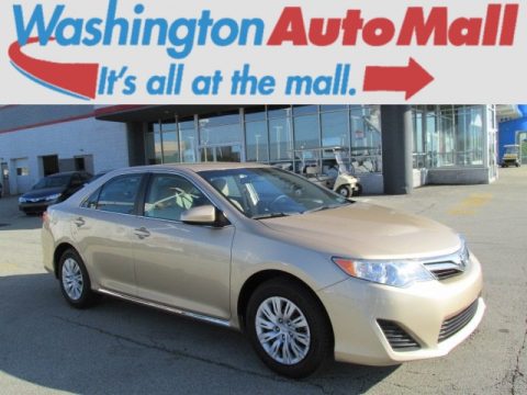 Sandy Beach Metallic Toyota Camry LE.  Click to enlarge.