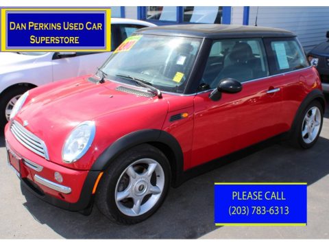 Chili Red Mini Cooper Hardtop.  Click to enlarge.