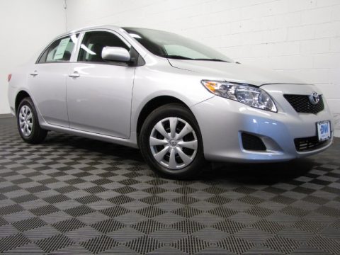 Classic Silver Metallic Toyota Corolla LE.  Click to enlarge.