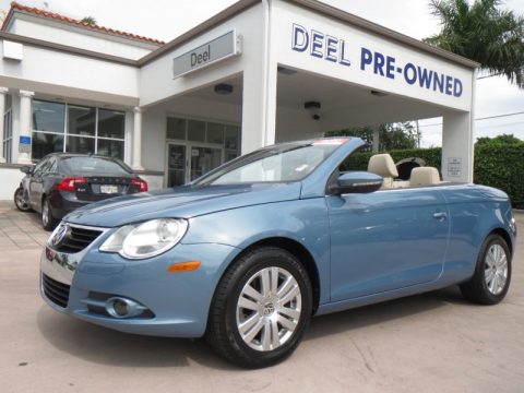 Eismeer Blue Metallic Volkswagen Eos Komfort. Click to enlarge. Eismeer Blue Metallic Volkswagen Eos Komfort. Click to enlarge.