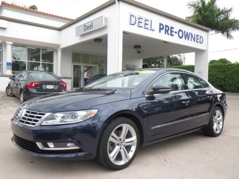 Night Blue Metallic Volkswagen CC Sport Plus.  Click to enlarge.