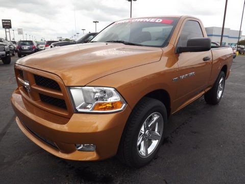Tequila Sunrise Pearl Dodge Ram 1500 Express Regular Cab.  Click to enlarge.
