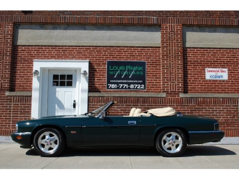 British Racing Green Jaguar XJ XJS Convertible.  Click to enlarge.