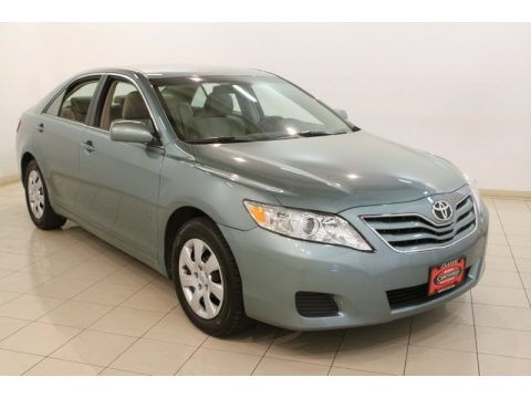 Aloe Green Metallic Toyota Camry LE.  Click to enlarge.