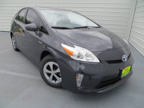 Winter Gray Metallic Toyota Prius Three Hybrid.  Click to enlarge.