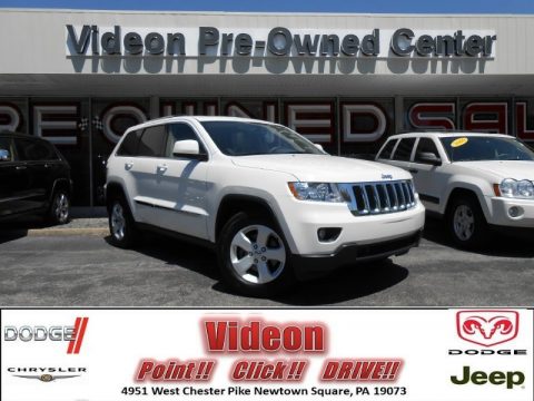 Stone White Jeep Grand Cherokee Laredo X Package 4x4.  Click to enlarge.