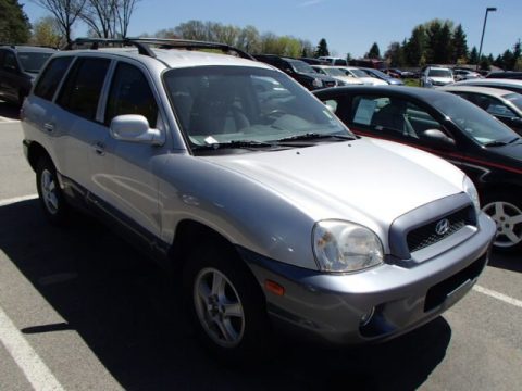 Pewter Hyundai Santa Fe GLS 4WD.  Click to enlarge.