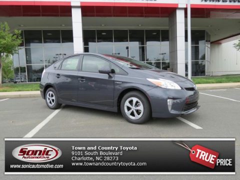 Winter Gray Metallic Toyota Prius Three Hybrid.  Click to enlarge.