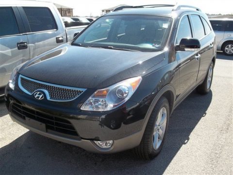 Black Noir Pearl Hyundai Veracruz Limited.  Click to enlarge.