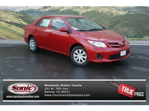 Barcelona Red Metallic Toyota Corolla L. Click to enlarge. Barcelona Red Metallic Toyota Corolla L. Click to enlarge.