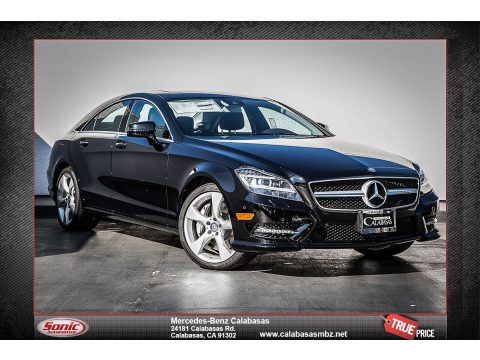 Black Mercedes-Benz CLS 550 Coupe.  Click to enlarge.