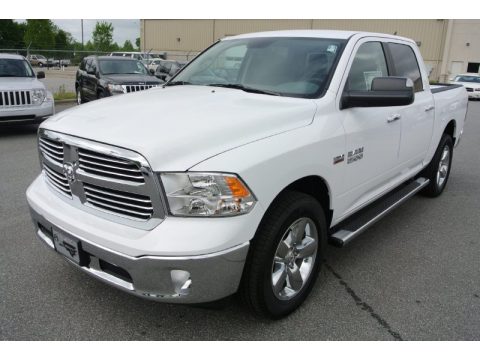 Bright White Ram 1500 SLT Crew Cab 4x4.  Click to enlarge.