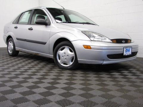 CD Silver Metallic Ford Focus LX Sedan.  Click to enlarge.
