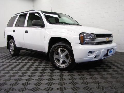 Summit White Chevrolet TrailBlazer LS 4x4. Click to enlarge. Summit White Chevrolet TrailBlazer LS 4x4. Click to enlarge.