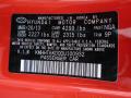 Hyundai Color Code NGA Tsukuba Red #7