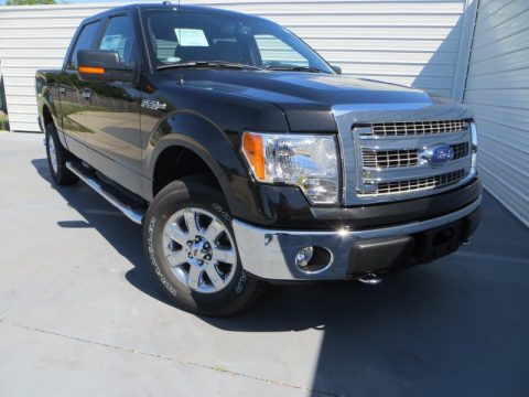 Tuxedo Black Metallic Ford F150 XLT SuperCrew 4x4.  Click to enlarge.